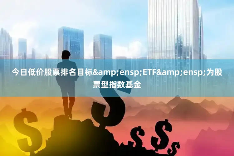 今日低价股票排名目标&ensp;ETF&ensp;为股票型指数基金