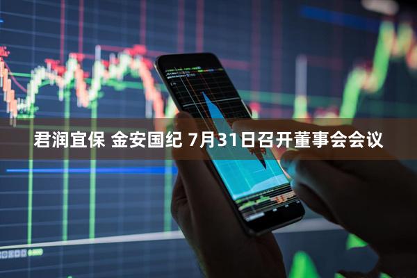 君润宜保 金安国纪 7月31日召开董事会会议