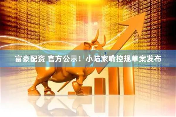 富豪配资 官方公示！小陆家嘴控规草案发布
